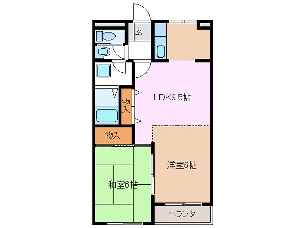 菰野駅 徒歩8分 3階の物件間取画像